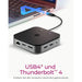 ICY BOX IB-DK408-C41 USB4/Thunderbolt 4 7-in-1 PD 60W DockingStation