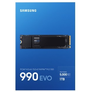 SSDs - M.2 1TB Samsung 990 EVO NVMe PCIe 5.0 X 4 Retail