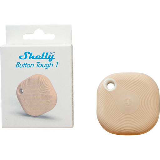 Shelly Plug & Play "Blu Button Tough Mocha" Bluetooth Schalter & Dimmer Dunkelbeige