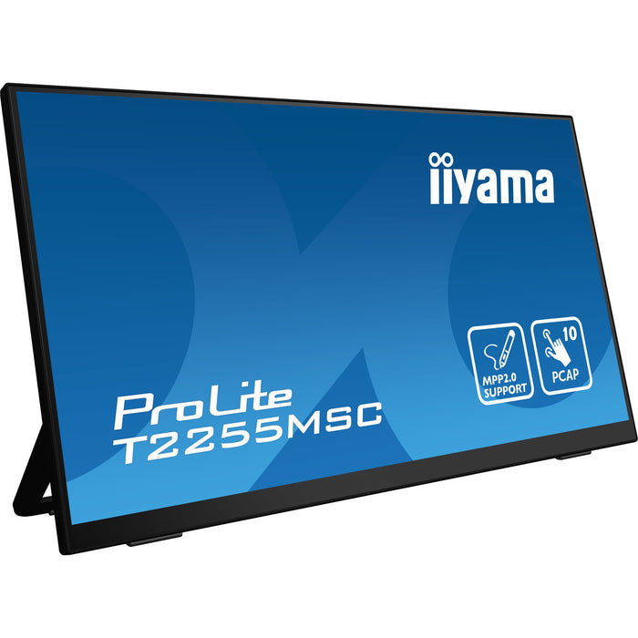 Custom Gaming Desktop PCs - Ireland - GAMEFORCE.IE-  54,5cm/21,5" (1920x1080) iiyama ProLite T2255MSC-B1 16:9 FHD IPS Touch 5ms 60Hz HDMI DP Speaker Black