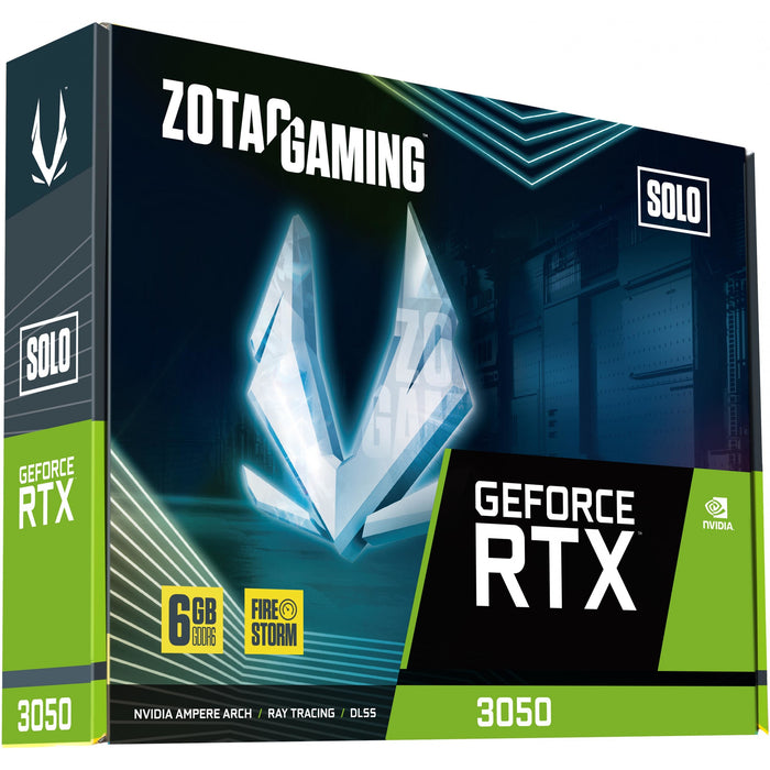 RTX 3050 6GB ZOTAC Gaming Solo GDDR6 1Fan