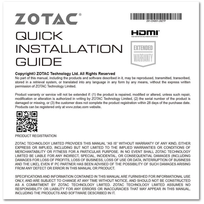 RTX 3050 8GB ZOTAC Gaming ECO GDDR6