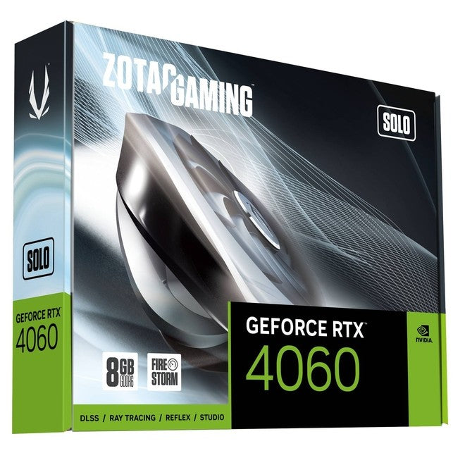 RTX 4060 8GB Zotac Gaming SOLO GDDR6 1Fan