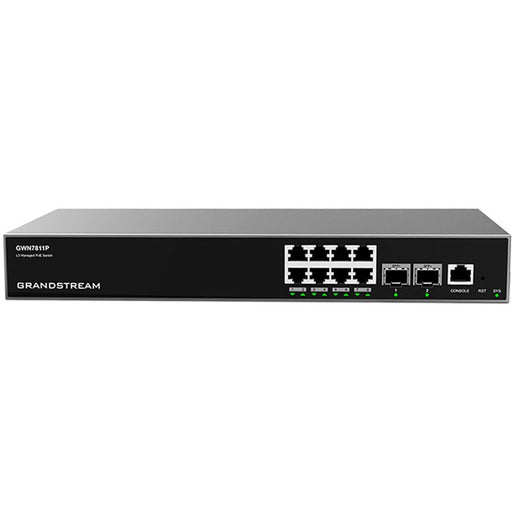 8P Grandstream GWN7811P 8x Port PoE Layer 3 Managed Netzwerk Switch