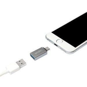 LogiLink USB-C > USB 3.0 (ST-BU) Adapter Silber