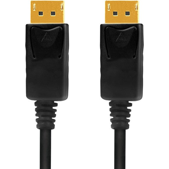 LogiLink DisplayPort 1.2 (ST-ST) 2m Anschlusskabel 4K 60Hz Schwarz