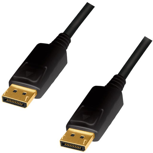 LogiLink DisplayPort 1.2 (ST-ST) 2m Anschlusskabel 4K 60Hz Schwarz