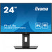 5cm/24" (1920x1080) Iiyama PROLITE XUB2497HSN-B1 16:9 FHD IPS 1ms 100Hz HDMI DP USB-C RJ45 Speaker Pivot Black