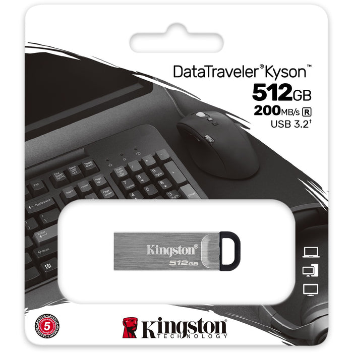 STICK 512GB USB 3.2 Kingston DataTraveler Kyson Silver