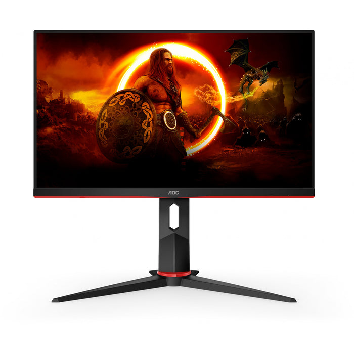 61cm/24" (2560x1440) AOC Q24G2A/BK Gaming IPS 1ms 165Hz IPS QHD DP HDMI LS Black Red