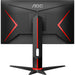 61cm/24" (2560x1440) AOC Q24G2A/BK Gaming IPS 1ms 165Hz IPS QHD DP HDMI LS Black Red