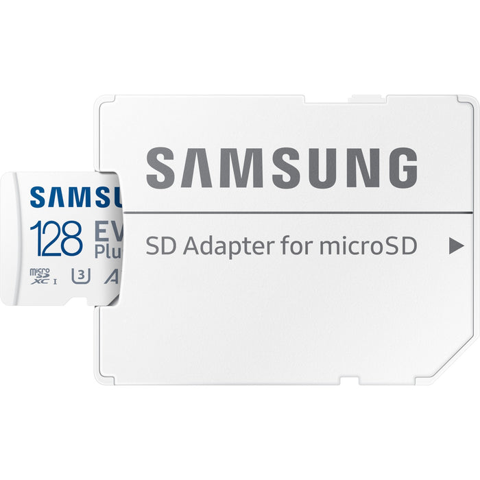 CARD 128GB Samsung EVO PLUS microSDXC UHS-I U3 inkl. SD Adapter