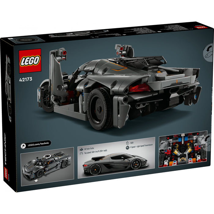 LEGO Technic Koenigsegg Jesko Absolut Supersportwagen in Grau 42173