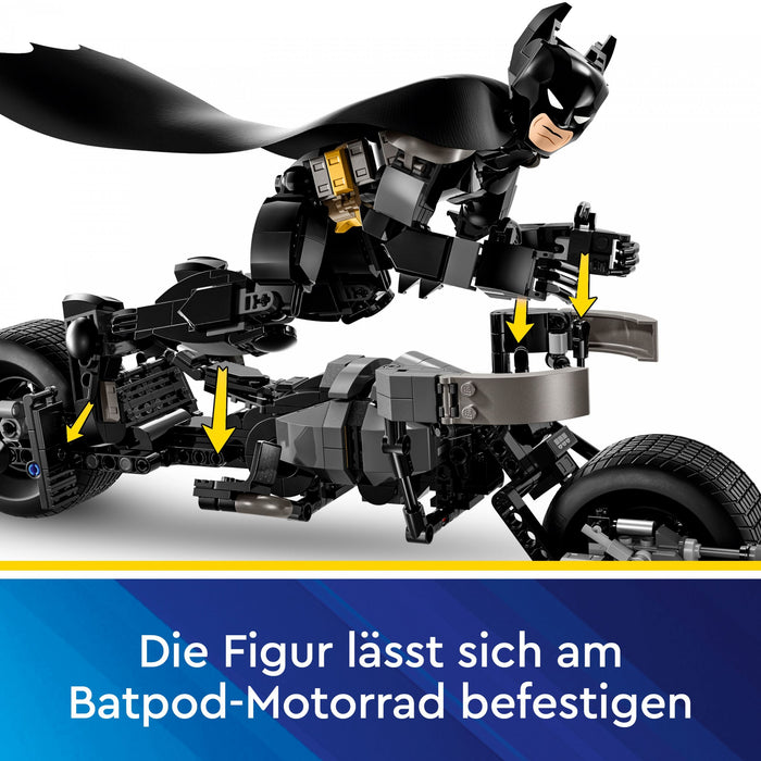 LEGO DC Super Heroes Batman Baufigur mit Batpod 76273