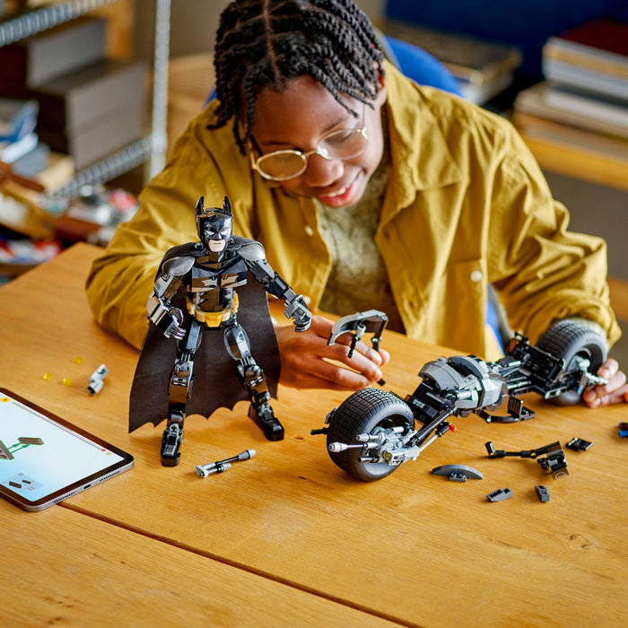 LEGO DC Super Heroes Batman Baufigur mit Batpod 76273