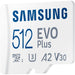 CARD 512GB Samsung EVO PLUS microSDXC UHS-I U3 inkl. SD Adapter