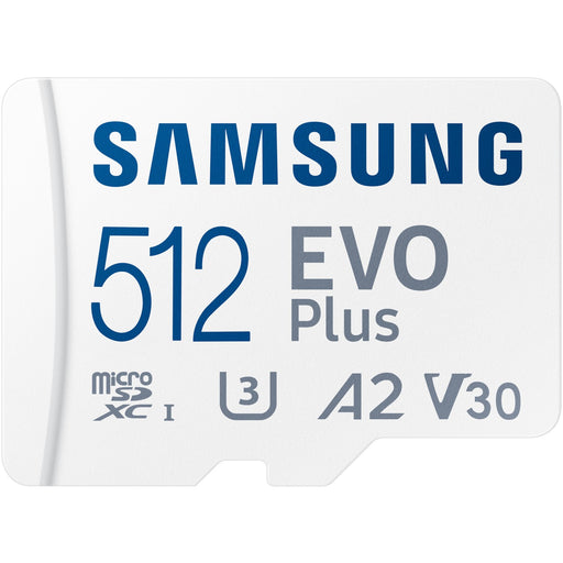 CARD 512GB Samsung EVO PLUS microSDXC UHS-I U3 inkl. SD Adapter