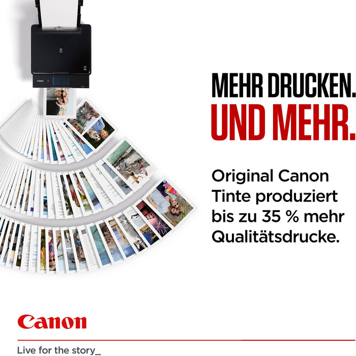 Canon Tinte CLI-581XL 2052C004 4er Multipack (BKMCY) + Fotopapier