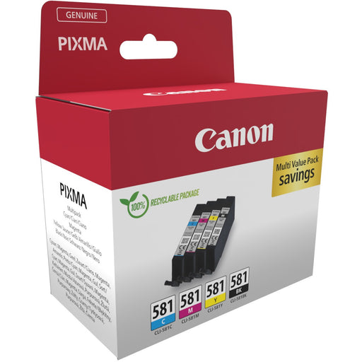 Canon Tinte CLI-581 2103C007 4er Multipack (BK/C/M/Y)