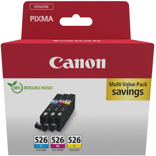 Canon Tinte CLI-526 4541B009 3er Multipack (CMY)