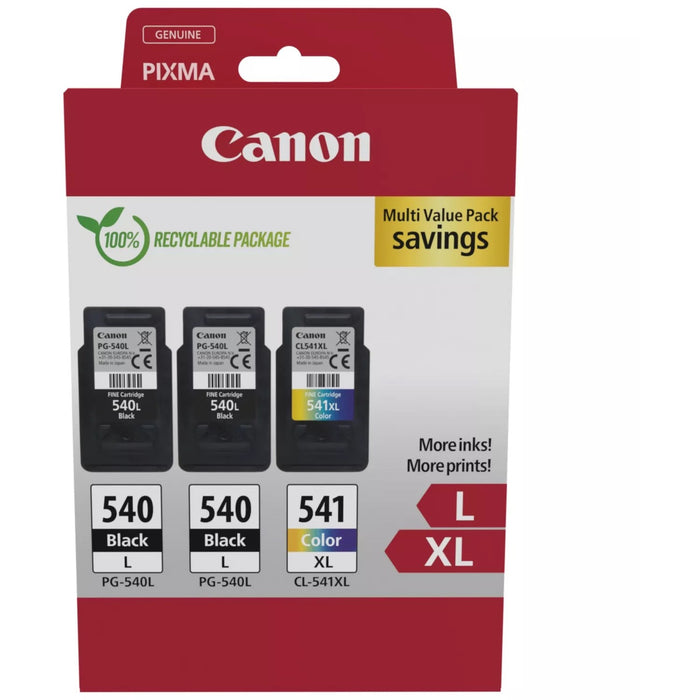 Canon Tinte PG-540L/CL-541XL 3er Multipack (2xBK/Color)