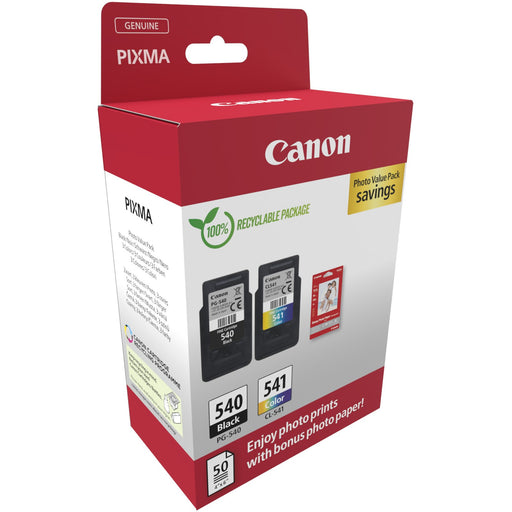 Canon Tinte PG-540/CL-541 5225B013 2er Multipack (BK/Color) inkl. Fotopapier