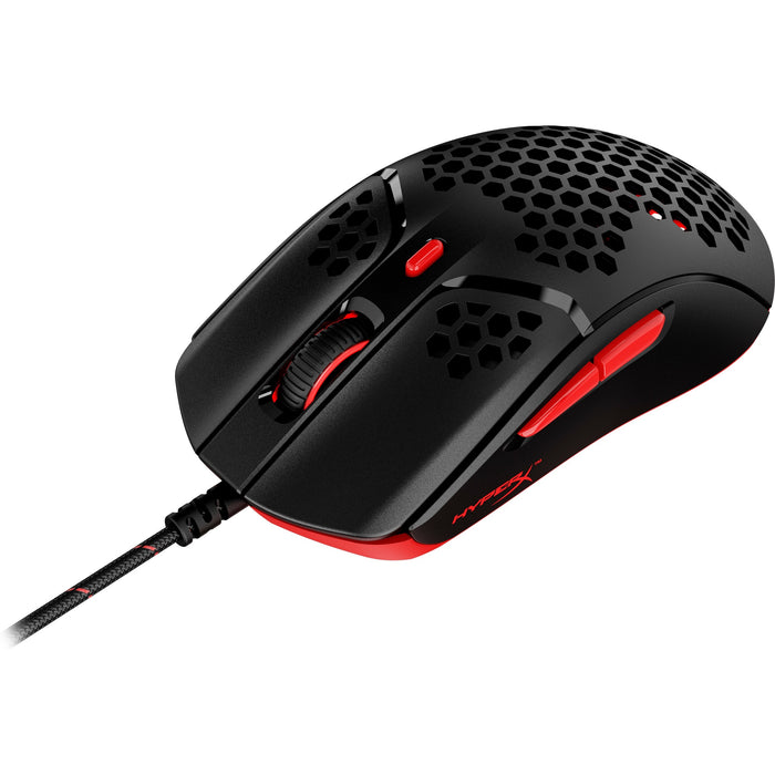 HP Hyper X Pulsefire Haste wired black red