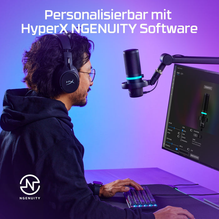 HP HyperX DuoCast Mikrofon black