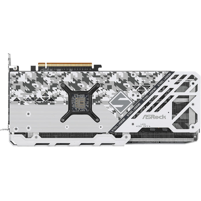 RX 7800 XT 16GB ASRock Radeon Steel Legend OC white GDDR6 3 Fan