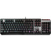 MSI Vigor GK50 Low Profile Gaming Keyboard QWERTZ Kalih Choc Low Profile white switches black