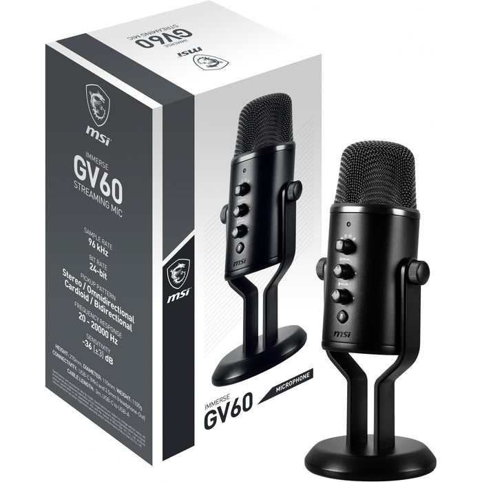 MSI Immerse GV60 Streaming Mic black