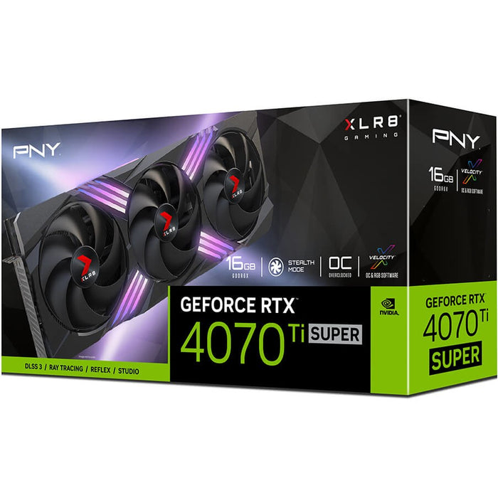 RTX 4070 Ti Super 16GB PNY Gaming Verto Epic-X RGB OC GDDR6X 3Fan