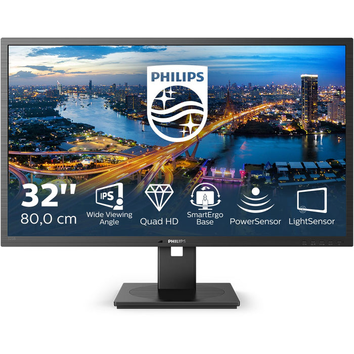 3cm/32" (2560x1400) Philips B Line 325B1L 16:9 QHD IPS 4ms 75Hz HDMI DP USB Speaker Black