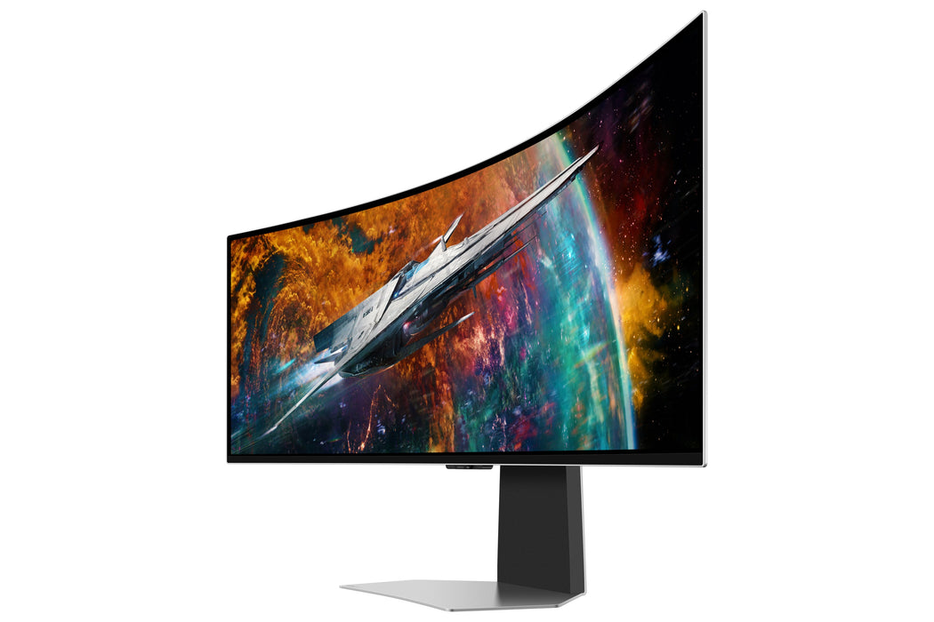 Samsung G95SC computer monitor 124.5 cm (49") 5120 x 1440 pixels Dual QHD OLED Silver