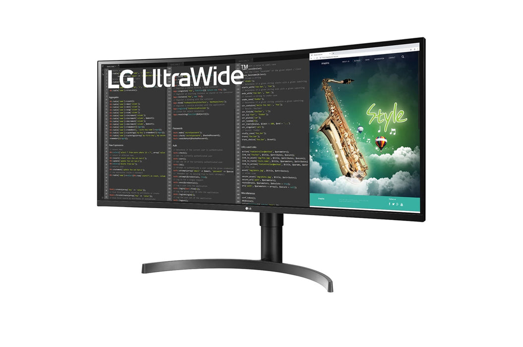 LG 35WN75CP-B LED display 88.9 cm (35") 3440 x 1440 pixels UltraWide Quad HD Black