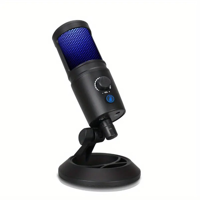 PC-Link High-Fidelity USB Microphone with RGB Lighting