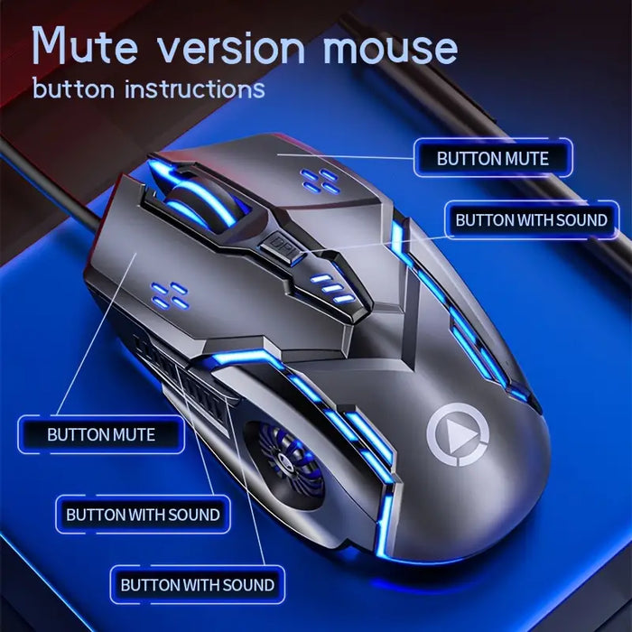 PC-Link G5 Mechanical Gaming Racer Mouse Wired