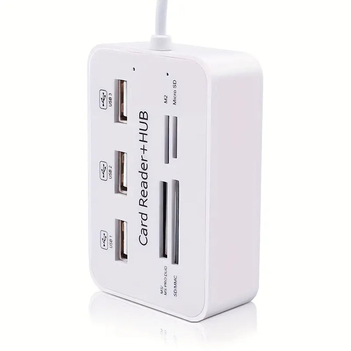 MICRODRIVE 7-in-1 USB Card Reader Hub