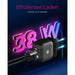 ICY BOX Charger 38W 2-Port USB-A 18W/USB-C 30W Black