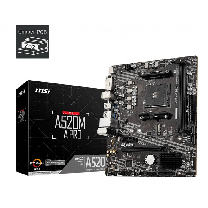 AM4 MSI A520M-A PRO mATX (M.2 Port