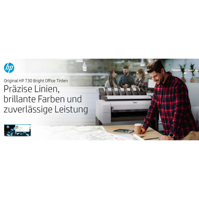 HP Tinte 730 P2V71A Schwarz Matt