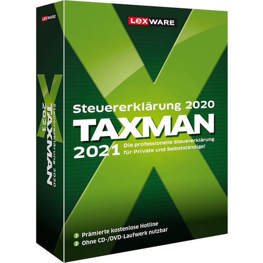 Lexware TAXMAN 2021 für Rentner & Pensionäre - 1 Device