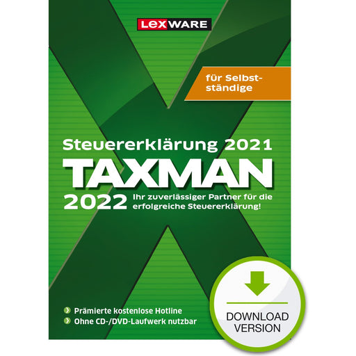 Lexware TAXMAN 2022 für Selbstständige - 1 Device