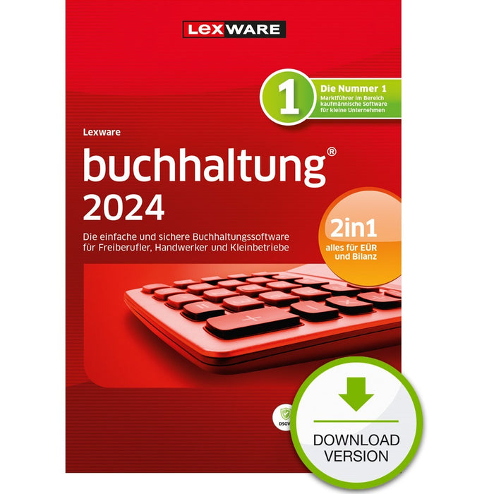 Software - Lexware Buchhaltung 2024 - 1 Device, ABO - ESD-DownloadESD