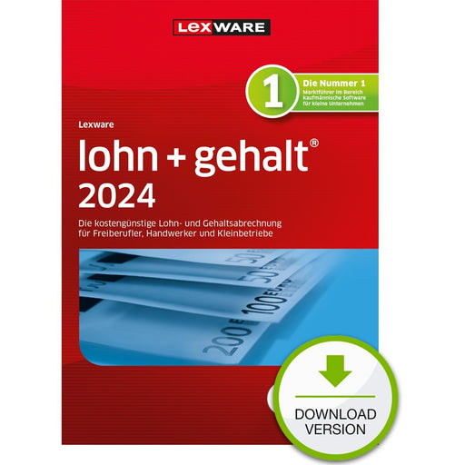 Software - Lexware Lohn+Gehalt 2024 - 1 Device, ABO - ESD-DownloadESD