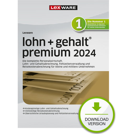 Lexware Lohn+Gehalt Premium 2024 - 5 Device