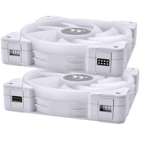 120mm Thermaltake SWAFAN EX12 RGB PC Cooling Fan White TT Premium Edition 3 Pack