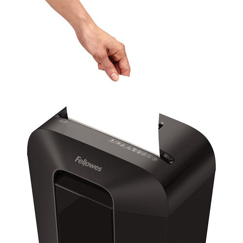 Fellowes Powershred LX70 Aktenvernichter CrossCut 11 Blatt 4x40mm P-4 Schwarz