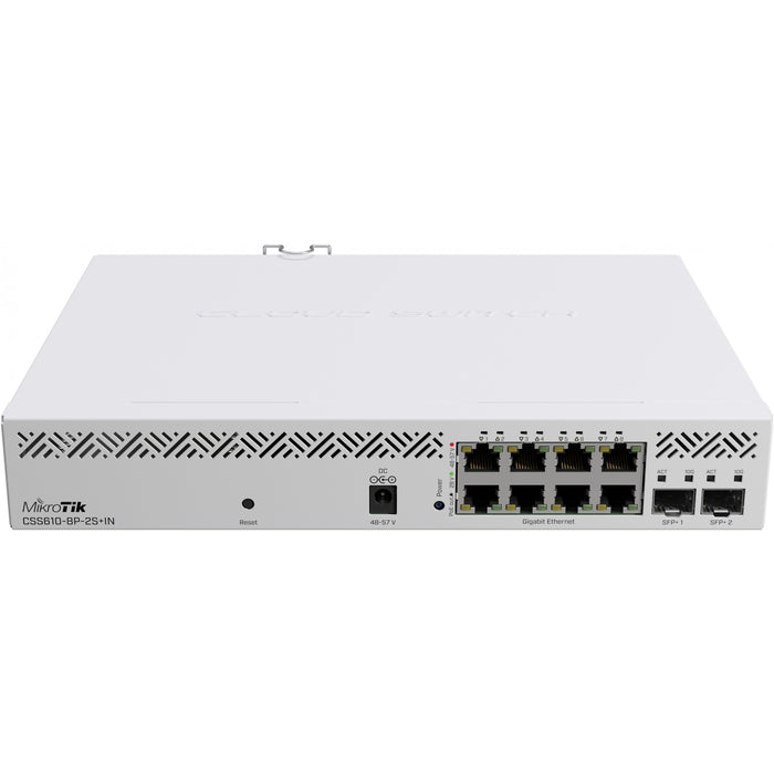 8P+2 Mikrotik CSS610-8P-2S+IN SFP+ POE M