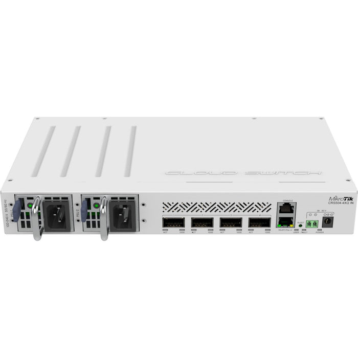 Custom Gaming Desktop PCs - Ireland - GAMEFORCE.IE-  16P+4 Mikrotik CRS504-4XQ-IN QSFP28 M RM